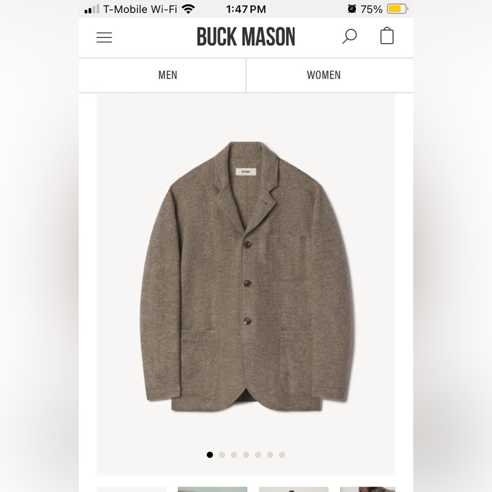 Buck Mason Felted Chore Coat